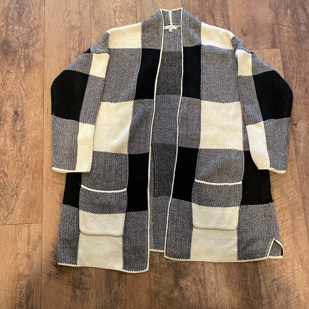 Black and White JODIFL Cardigan
